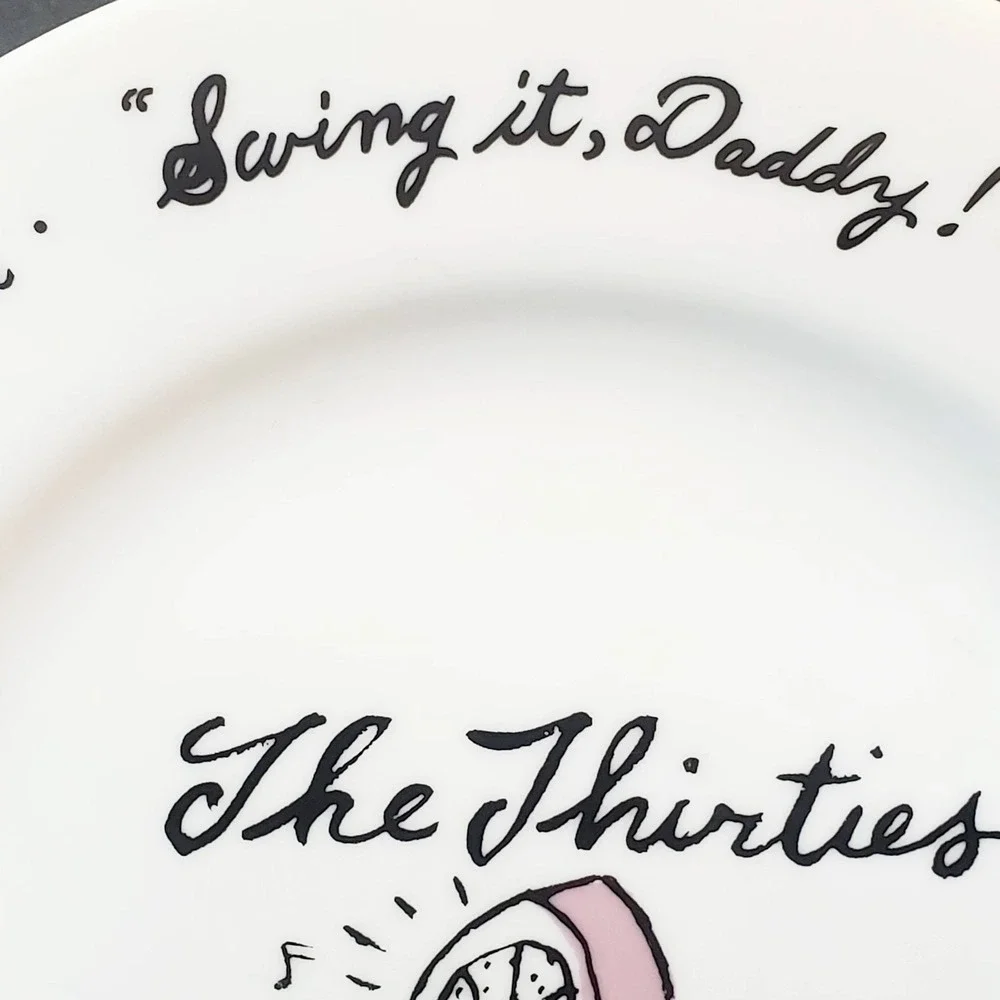 Pottery Barn Decade Salad Dessert Appetizer Plate The Thirties 8.25 inch
